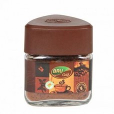 Bru Gold Glass Container